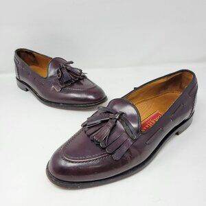 Men's Cole Haan City Burgundy Tassel Loafers Size 9.5 M